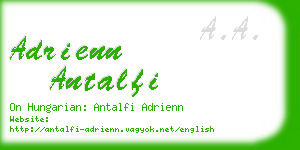 adrienn antalfi business card